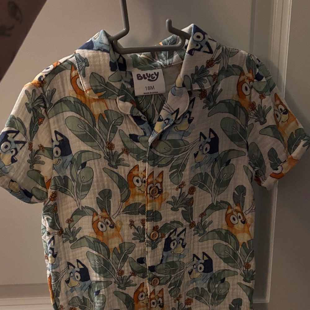 Target Kids Matching Set - Bluey Patterned Shirt